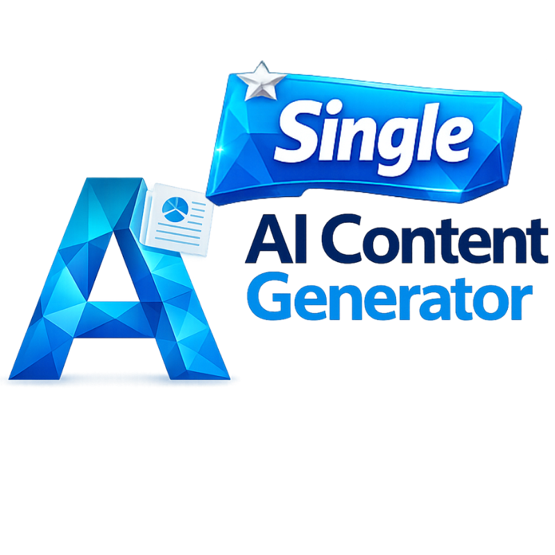 AI Content Generator Single