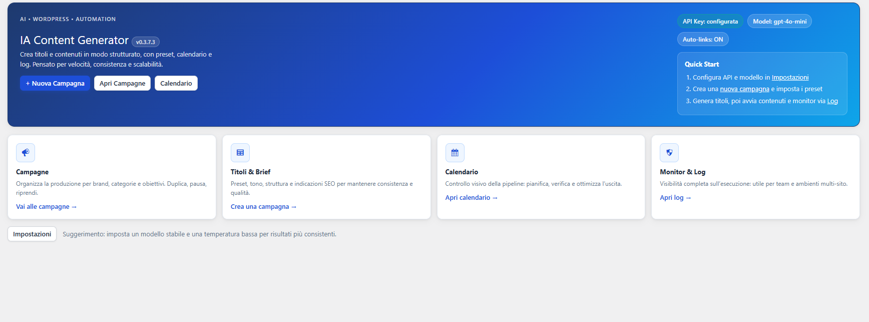 Dashboard Overview screenshot
